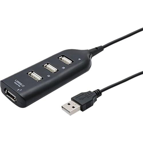 USB2.0 4-port USB Hub Convenient Hub HUB Docking Station High Speed USB Adapter Mini Hub Socket For PC Laptop Notebook Computer