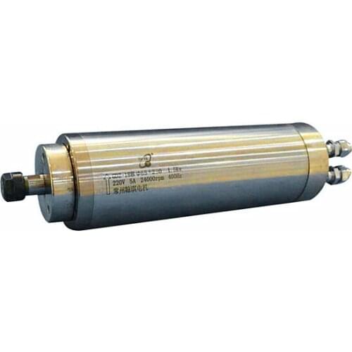 1.5kw water cooled spindle motor ER16 collet D65mm L230mm AC220V 400HZ with 4 bearings for cnc engraving machine