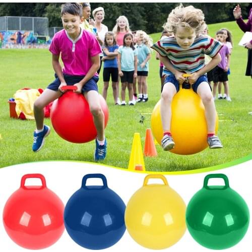 Toys for children Outdoor Inflatable hopper Bouncing Balls 45CM Durable Sit & Bounce Hopping Jump Ball Outdoor Sports Toys