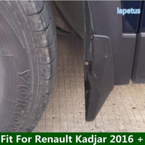 Lapetus For Renault Kadjar 2016 - 2020 Plastic Front & Rear Mud Flaps Guards Fenders Mudguard Plastic Protective Cover Kit