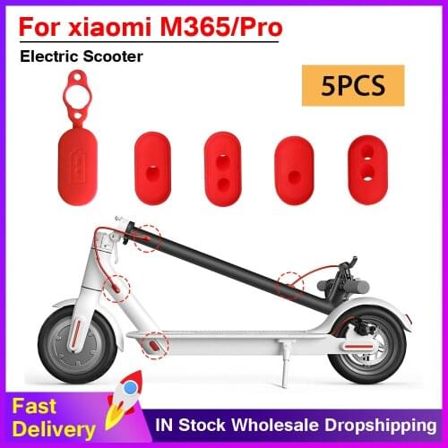 Red Silicone Charge Port Cover Dustproof Rubber Plug Line Hole Protector for Xiaomi Mijia M365 Electric Scooter Accessories