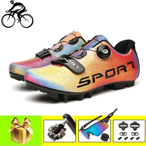 Men MTB cycling shoes men self-locking breathbale mountain bike sneakers outdoor sport scarpe ciclismo mtbracing bicycle shoes