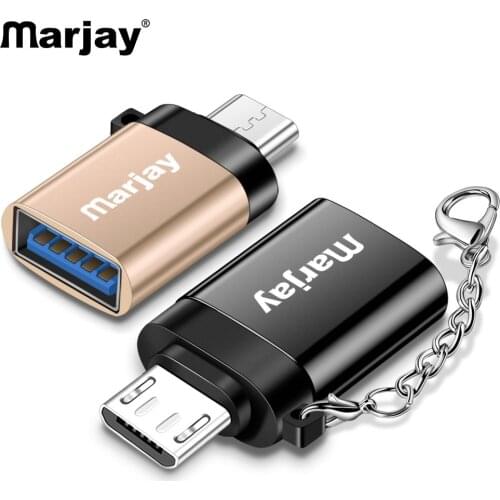 Marjay Micro USB OTG Cable Adapter for Xiaomi Redmi Note 5 Micro USB Connector For Samsung S6 Tablet Android USB 2.0 OTG Adapter