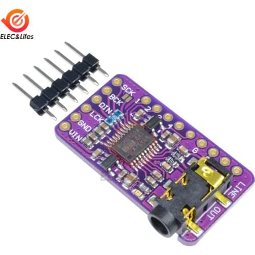 Interface I2S PCM5102 DAC Decoder Board GY-PCM5102 I2S Digital Audio Player Module For Arduino Raspberry Pi