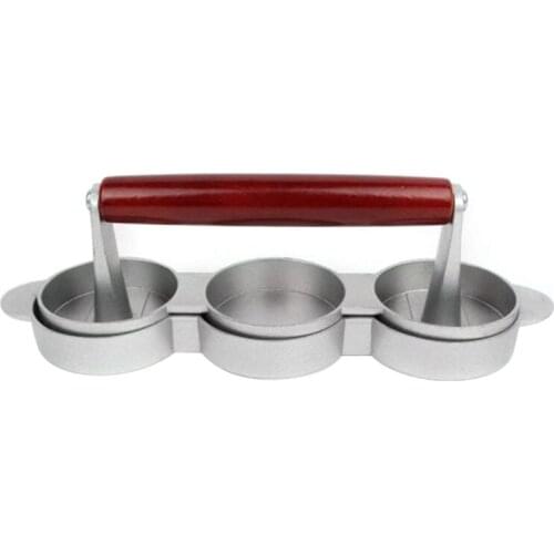 Burger Press, 3 in 1 Hamburger Patty Molds, Non-Stick Hamburger Press Patty Maker Barbecue Tool Works Best (1 PCS)