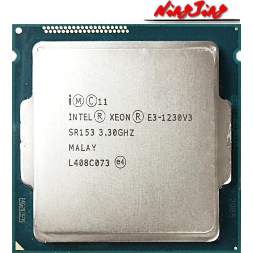 Intel Xeon E3-1230 v3 E3 1230 v3 E3 1230v3 3.3 GHz Quad-Core Eight-Thread CPU Processor 8M 80W LGA 1150