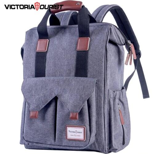 Victoriatourist Backpack Men Women Stylish Back Pack Multi-Space Versatile for Travel Leisure Work School 15.6” Laptop Suitable