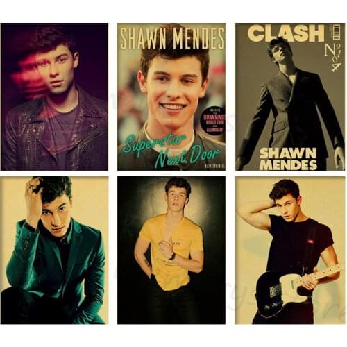 Shawn Mendes (shawn Mendes) Handsome Singer Diamond Embroidery Retro Poster Diamond Painting 5d Cross Stitch Kit Mosaic Decor