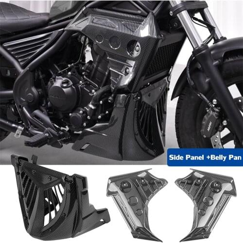 Motorcycle Upper Engine Guard Fairing Side Panel Cover Belly Pan Protector For Honda Rebel CMX 500 CMX500 2021 2020 2019 2018 17