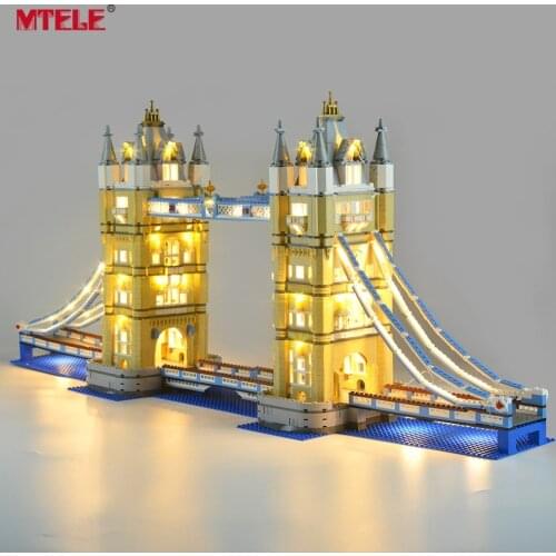 MTELE Led Light Kit For 10214 Architecture London Tower Bridge Compatible With 17004 (NOT Include The Model)