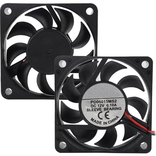2PCS LD-002R 6015 axial fan 12V 3500r/min L200mm 3D printer accessories