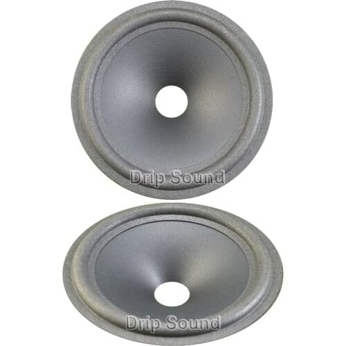 2pcs 6.5" inch 155mm 25.5mm Core Speaker Cone Paper Basin Woofer Drum Paper Foam Edge Trumper Bass Repair Parts #1