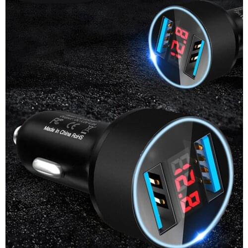 3.1A Dual USB Car phone Charger for renault clio 3 opel corsa opel meriva megane 4 dacia sandero stepway leon fr