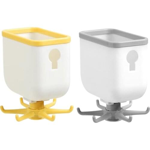 360 Degrees Rotating Kitchenware Cabinet Storage Hooks Self Adhesive Wall Mounted Kitchen Bathroom Handbag Clothes Bag Organizer