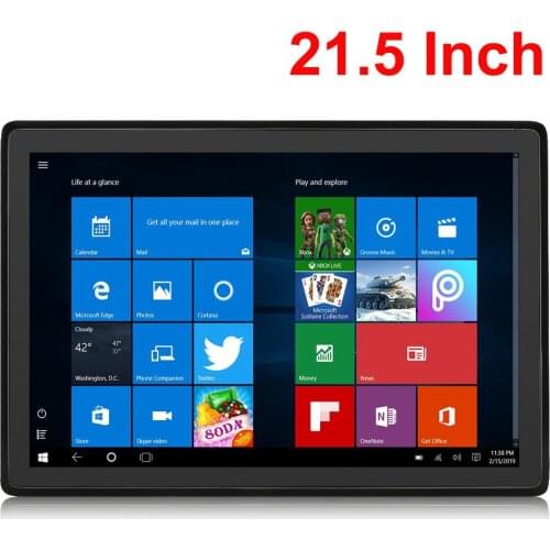 Fanless Industrial Panel PC All In One Windows 7 8 10 Desktop Computer Intel I7 21.5" Resistive Touch 8GB RAM WiFi RS232 RJ45