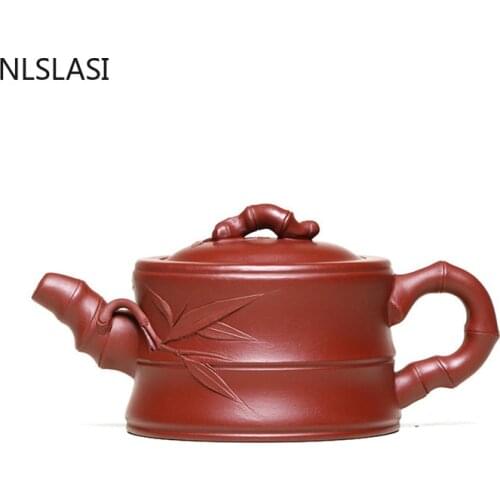 Yixing tea pot purple clay teapot Chinese Famous handmade Purple mud Tea set kettle tea infuser custom Authentic 180ml