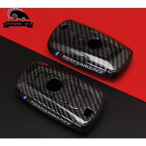 Performance Carbon Fiber Car Key Case Cover Bag For Bmw 520 525 f30 f10 F18 118i 320i 1 3 5 7 X3 X4 M3 M4 M5 E34 E36 Accessories