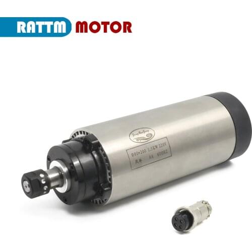 Air cooled Spindle Motor 1.5KW ER11 220V 4 bearing 24000rpm for CNC milling machine lathe