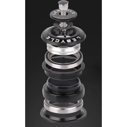 MTB Bike Road Bicycle Headset 44mm ZS44 EC44 CNC 1 1/8"-1 1/2" Straight Tube Frame To Tapered Tube Fork 1.5 Adapter Headset