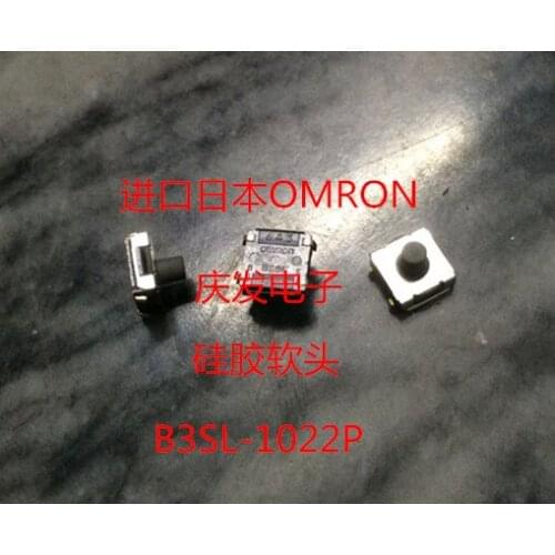 Import Japan OMRON B3SL-1022P Tact Switch 6*6*5mm Waterproof and Dustproof Silicone Soft Head