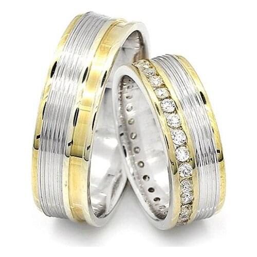 Couple Wedding Ring Sterling Silver 925 Woman And Man Luxury Jewelry Bands Engagement Anniversary Anatolian Civilization Models