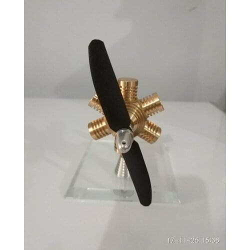 Mini diy Stirling engine model handmade external combustion miniature generator birthday present