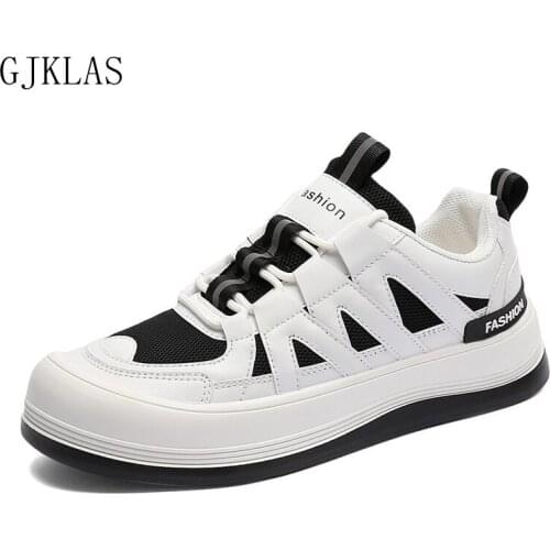 New Mens Casual Shoes Men Mesh Sneakers for Male Outdoor Sports Shoes Korean Fashion Non-slip Trendy Lace-up Low-top Shoes