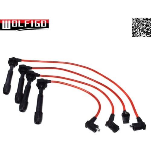 WOLFIGO Fit Hyundai Elantra Tiburon Tucson Spectra Spark Plug Wire Set 27501-23B70 New