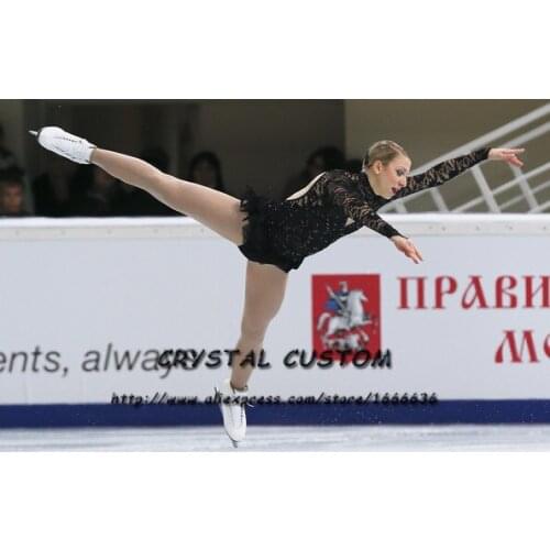 Figure Skating Dress For Girls Graceful New Brand Ice Skating Dresses For Competition Customized DR3913