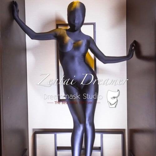Luxury Customize spandex fluorescence original fetish zentai suit full body tights