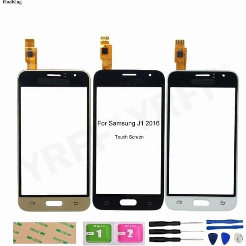 4.5''High Quality Touch Screen For Samsung Galaxy J1 2016 J120F J120 Touch Screen Digitizer Sensor Outer Front Glass Lens Panel