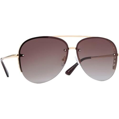 Vintage Oversize Sunglasses Men Oval Eyeglasses Women Ladies Eyewaer Goggles Semi-Rimless Shades Oculos Gafas 28074DF