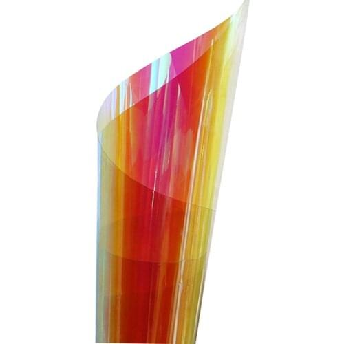 Sunice Rainbow Effect Iridescent Window Film Glass Films Home Decorative Light Box Handmade Store decor Glass Sticker 35cm width