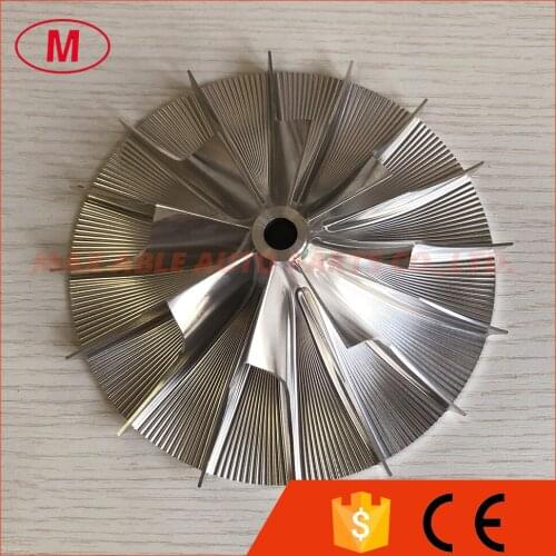 Supercharger 8+8 blades 77.22/146.05mm turbo/milling/aluminum 2618/billet compressor wheel