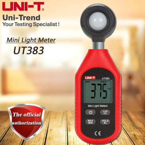 UNI-T UT383 mini light meter / lux meter / digital illuminometer / range 0 ~ 200000lux