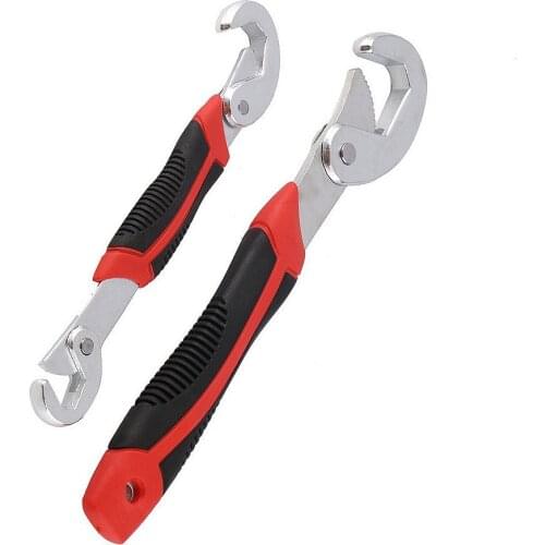 2Pcs Universal Wrench 9-32mm Multi-function Quick Snap Grip Wrench Socket Head Adjustable Wrench Spanner For Nuts and Bolts