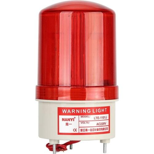 110V 220V DC 12V 24V Industrial Signal Alarm strobe light Light Rotary Strobe Flash Emergency Warning Lamp