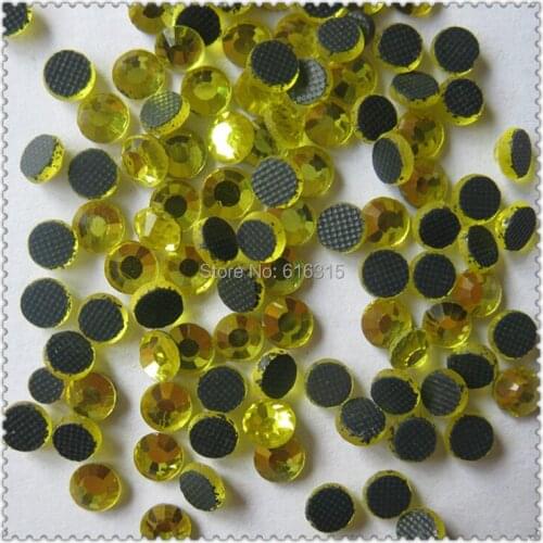 Free shipping !!!! DMC SS20 hot fix rhinestone citrine with 1440 pcs each for bags women ,high quality dmc ss20 citrine