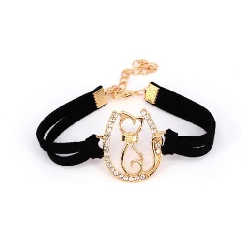 Hzew u shape cat bracelet chrismas gift bracelets