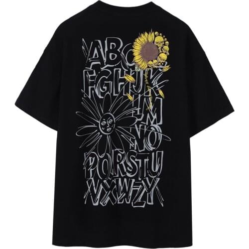 Summer T-shirt Men Women Harajuku Oversized T Shirts Hip Hop Tees Fashion Clothes Man Graphic Printed Tees Tshirt Drop Shipping