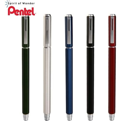 Pentel Gel Pen BLN665 Metal Signature Pen Office Supplies Water-based Black Refill 1pcs