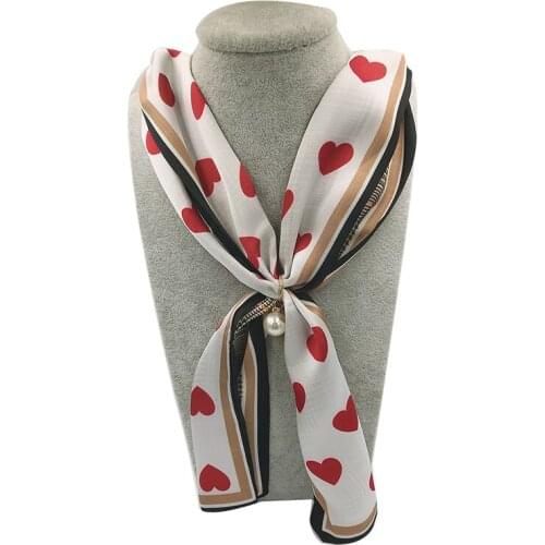 HanJing Elegant Casual Wrap Necklace Scarf Female New Scarf Necklace Bohemia Floral Print Scarves Women Boho Beach Shawl hot