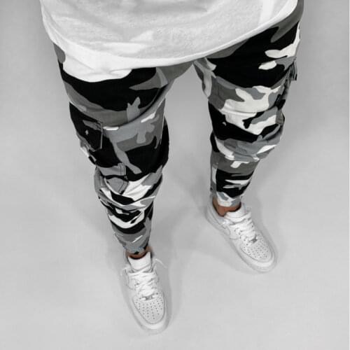 HONGYOUHANYAN Mens Camouflage Jeans