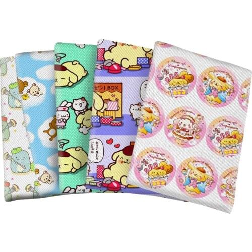 Kawaii Sumikkogurashi Polyester Cotton Fabric Printed Twill Fabric Patchwork Sewing Material Diy Clothing Material Curtain Sewin