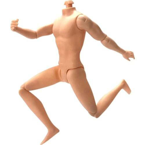 NK New 11 Jointed Moveable Doll Body For 30cm Doll Boyfriend 26cm For Ken Doll Naked Body Prince Children Toys DZ