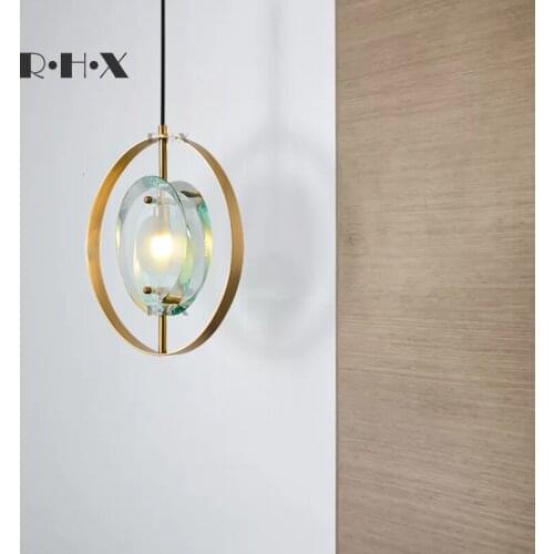 Small A Chandelier Single Head Originality Reception Bar Counter Restaurant Lamp Arts Personality Bedside Small A Chandelier