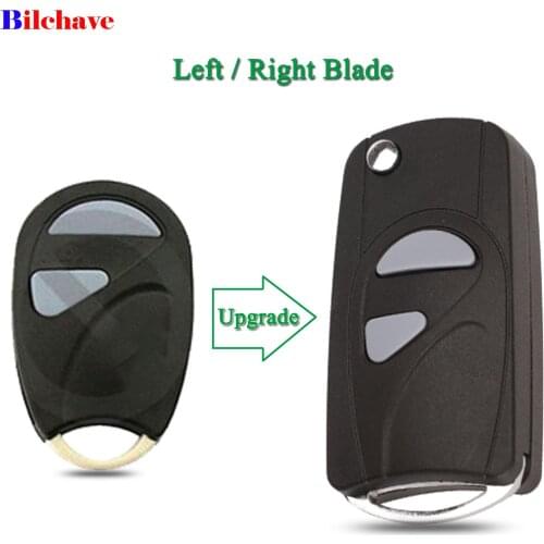 Bilchave 2 Buttons Modified Flip Remote Car Key Shell Fob For Suzuki Wagon R SWIFT SX4 INGIS SPLASH ALTO VITARA Left/right Blade