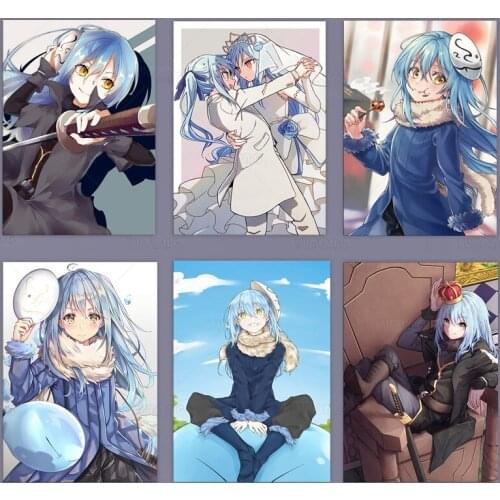 This Time I Got Reincarnated as Slime Rimuru Tempest Anime Manga Anime Posters Wall Art Picture Room Decor kawaii Home Decor