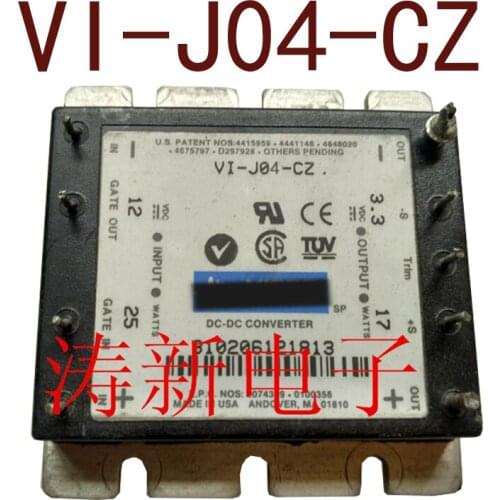 Original-- VI-J04-CZ DC12V-48V25W0.52A 1 year warranty {Warehouse spot photos