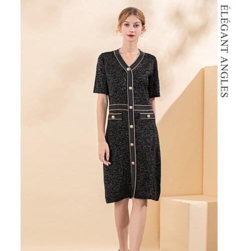 Модные вязаные платья PANJOINER China At AliExpress